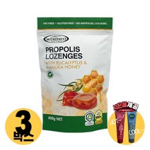 [사은품제공]호주 마더네스트 프로폴리스 & 마누카 허니 캔디 400g PROPOLIS MANUKAHONEY 사탕 알지알지몰 RZ, 상품수량, 3개