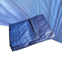 야적용 청색 타포린 천막 그라운드 시트 1롤 1.8mx85m 고급 텐트 화물 커버
