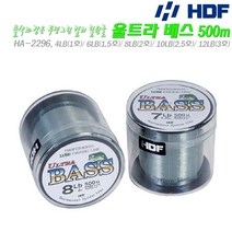 해동 울트라배스 500m 4LB(1호)-12LB(3호).수중물색과 동일한 투명그린 컬러 세미프로로/하프싱킹 타입 고강도 모노라인/릴줄/원줄.민물루어/유료좌대.붕어/쏘가리/송어, 12LB(3.0호)