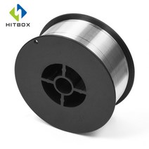 우드버닝기 HITBOX 탄소강 용접 와이어 플럭스 코어 드 와이어 0.8mm 용접 와이어 1 롤 미그 용접기 액세서, 한개옵션0