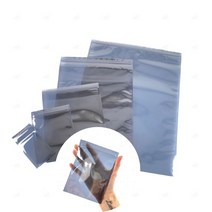 정전기 방지 지퍼백 23x33cm 1P 전자부품 pc보드 회로 드라이브 그래픽카드 포장 소분 컴퓨터 삼방 제전봉투 양면코팅
