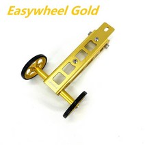 Birdy-접이식 자전거 1-2-3 시리즈 후면 랙 이지휠 알루미늄 합금 이지휠 호환 보틀 홀더 마운트, YELLOW