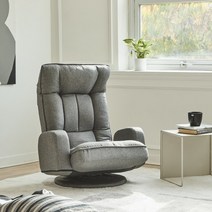 한샘 휴 조이 회전팔걸이형 좌식 리클라이너, 그레이