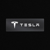 테슬라 호환 Car Window Stickers Decorative Decals Rearview Mirror For Tesla Model 3 S X Y LOGO Auto Embl, [01] 1pcs
