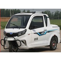 지붕 있는 카트 삼발이 카 어르신용 안전한 전기차, 산악용 리튬배터리