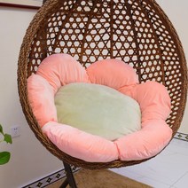 라탄그네의자 매트 분리세탁 커버 빈백소파 꽃모양 그네의자쿠션, E +  (85cm 분리 및 세탁 가능)