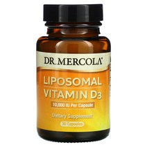 Dr Mercola 리포좀 비타민D3 10000IU 캡슐 30정, 30개