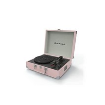 ONKYO 레코드 플레이어 블루투스 지원 / 스테레오 스피커 내장 쉘 핑크 OCP-01P
