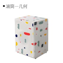 세탁기 물 컵 두꺼운 레쉬 먼지방지 커버 가정용 자동 도르래 드럼식 1861746445, 규격 1, 기하학무니 드럼식