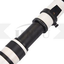 스마트폰망원렌즈 접사렌즈 확대경 광각렌즈 JINTU 화이트 420800mm F8.3F16 수동 초점 망원 줌 렌즈 T2 마운트 캐논 풀 프레임 DSLR 디지털 카메라 용, 01 캐논