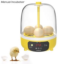 파충류 카멜레온 도마뱀 닭 앵무새 알 병아리 인큐베이터 인큐베이팅 부화기 미니 계란 Brooder 버드 메추라기 병아리 부화장 가금류 해쳐 트레이 자동 농장 도구 New, Manual Mode