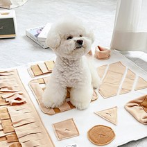 메이스펫 강아지 노즈워크 담요 분리불안 애견 훈련 해소 놀이터 장난감, 06.특대형 루미블루_(110X75)
