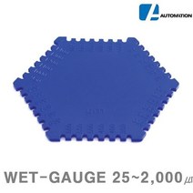 NPO995724(1EA) 큐닉스 25-2 습도막 000㎛ 플라스틱 게이지 6면 WET-GAUGE