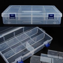 10칸 비즈함 비즈통 비즈케이스 네일스톤 구슬 파츠 보관함 네일정리함, 기본