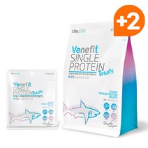 베네핏 싱글프로틴 간식 상어 120g + 15g 2개(랜덤), 단품