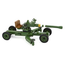 레고 호환용품 무기 WW2 총 대포 빌딩 블록 군인 피규어 방지 총 항공기 로켓 모델 장난감, 01 Green tank