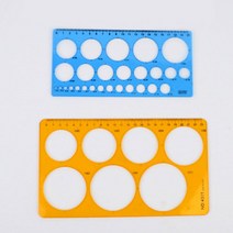 투명 동그라미 그리기 원형 도형자 모형자 자 학용품자 템플레이트 원형모형자, 사이즈, 소
