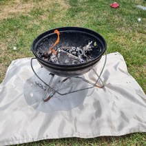 캠핑 화로 방염포 방염매트 L사이즈방열포 방열시트, 단품