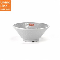 Kitchen 그레이 멜라민 면기 업소용 우동기 소면기 덮밥 그릇 국수 식기, V굽 면기 SK-186, [ 1개 ]