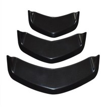 베스파 GTS300 용품 Waase베스파 GTS 300 HPE GTV GTV300 슈퍼 레이싱 식스티용 전면 헤드 페어링 커버 경적 데코레이터 셸, Black
