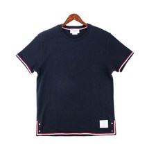 톰브라운 22FW 남성 스트라이프 엣지 반팔 티셔츠 (MJS191A J0029 415)