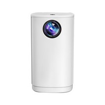 단초점빔프로젝터Veidadz-미니 프로젝터 LED T1 480x360 픽셀 미니 비머 지원 1080P 휴대용 USB 비디오 가, 01 white_01 EU 플러그