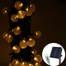 HK-태양열 USB 리모컨 버블 전구, 22M 200구 황색