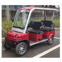 MARSHIC k3 4인승 전동카트 골프카트 전기스쿠터, 레드, 60v45a