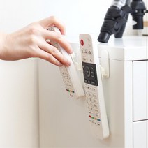 거실 리모컨 보관 인테리어후크 2p 세트 못없이 벽걸이후크