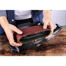 탁상 벨트 샌딩기 디스크 샌더 샌딩기 스핀들 벨트샌더 그라인더 올윈 동시에, 1. 블랙 모델, 1개