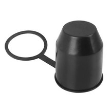 50mm Universal Black Car Tow Bar Ball Cover Durable Caravan Accessories For Trailer Portable Hitch D
