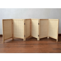 낮은파티션 접이식 침대 공간분리 가벽 울타리 소형, Q66ㅡ80X40cm 대나무 원색(남주) 3
