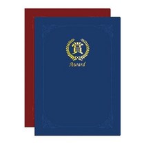 상 상장 케이스 적색 끼움식 상장화일 2개 어린이집상장 수료증커버