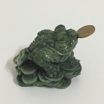 황 금 두꺼비 금전운 돈 들어오는 개업 선물 삼족 세 다리 개구리 동상 조각 청동 색 부처님 동상 장식 수지 인형 행운의 동전 홈 인테리어