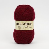 필립섬유 블룸즈버리 알파카 1볼 11색 100g 100m 아크릴90% 알파카10% 겨울실, 6592. 와인