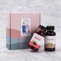 오미자청 생강차 생강원액 결혼 결혼식 조문 돌 돌잔치 답례품
