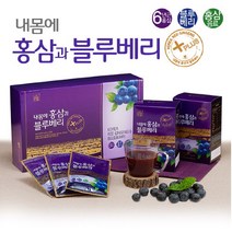 대동고려삼 내몸에 홍삼과 블루베리 50mlx30포 블루베리진액 블루베리즙 홍삼농축액, 1개, 50ml