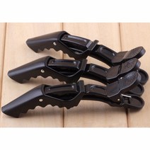 뷰티숍 악어 미용핀 3p 세트(블랙) 가정용 업소용 도매 추천 BMR01099VB, 제목색상또는랜덤