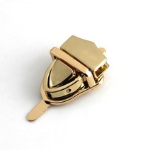 도금기 도금기계 자동코팅기 금속 혀 잠금 장붓구멍 걸쇠 가죽 공예 여성 가방 핸드백 어깨 지갑 DIY 하드, 01 light gold_02 Large