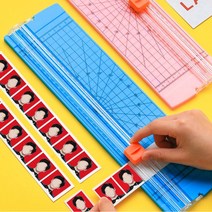 더이쁜 A4 가로 문서재단기 다꾸 종이 재단기, 블루