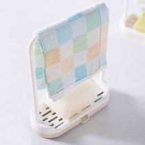 물빠짐 수세미+행주 거치대 베이지 주방 행주건조대