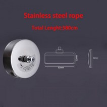 벽 마운트 304 스테인레스 스틸 빨랫줄 접는 옷 말 확장 가능한 세탁 옷걸이 개폐식 건조 랙 옷 로프, 중국
