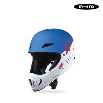 마이크로킥보드 마이크로 풀페이스 레이싱 헬멧 블루, 단품