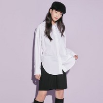 스파오 [포우먼] 고밀도 코튼 오버핏 셔츠_SPYWC23W01