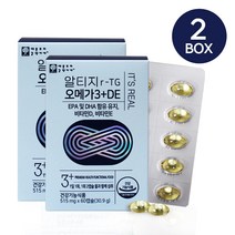 알티지 오메가3 rtg 오메가 오일 epa dha 비타민D 비타민E 하루 권장량 불포화지방산 효능 추천 건강기능식품, 2박스, 60캡슐