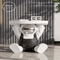 원형쇼파테이블 L 대형 룸 장식 우주 비행사 커피 거실 가구 소파 찻상 만화 그림 스타일링 침실 침대 옆, 1.A