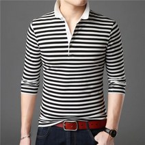 트랜드클릭 남자 빅사이즈 카라티 긴팔 스프라이트 티셔츠 RV41