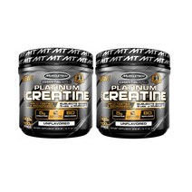 머슬테크 플래티넘 100퍼센트 크레아틴 무맛 400g X 2통