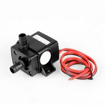 농업용 펌프 48W 240L/ 무소음 수조 펌프 C 12V 태양열 브러시리스 모터 풀 순환 잠수정 워터, 02 24V 5.8W