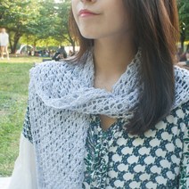 (NEW) 독일 명품 MADEIRA 노라(NORA) 삼각숄&머플러 패키지, 360.블랙